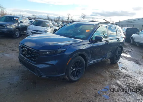 2025 Honda Cr-V Hybrid Sport-L из США, поврежденный, VIN 7FARS6H86SE009454